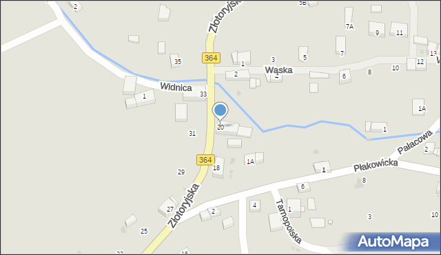 Lwówek Śląski, Złotoryjska, 20, mapa Lwówek Śląski