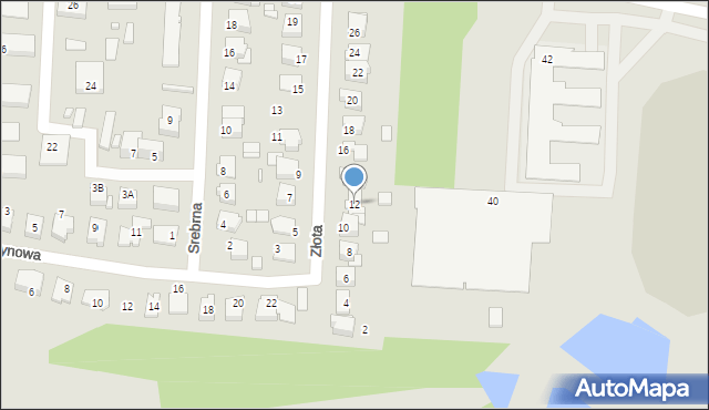 Marki, Złota, 12, mapa Marki