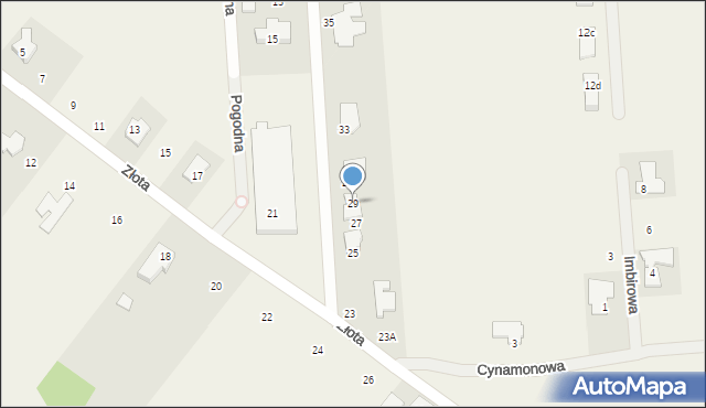 Podolszyn Nowy, Złota, 29, mapa Podolszyn Nowy