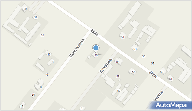 Podolszyn Nowy, Złota, 40, mapa Podolszyn Nowy