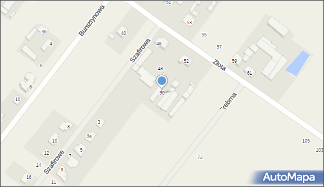 Podolszyn Nowy, Złota, 50, mapa Podolszyn Nowy