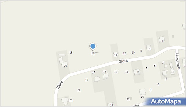 Rudze, Złota, 16, mapa Rudze