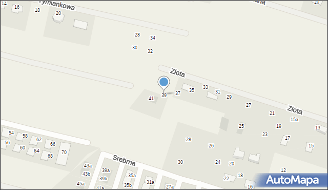 Skowarcz, Złota, 39, mapa Skowarcz