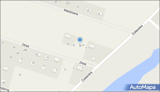 Skowarcz, Złota, 6, mapa Skowarcz