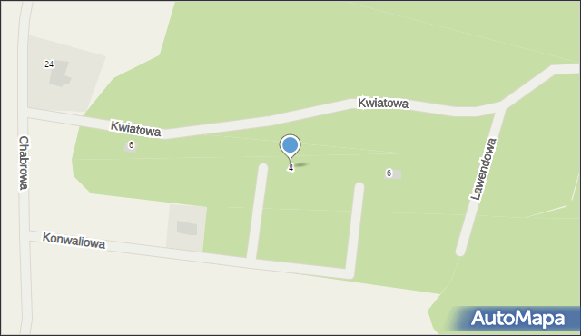 Stare Bosewo, Złotych Kłosów, 4, mapa Stare Bosewo