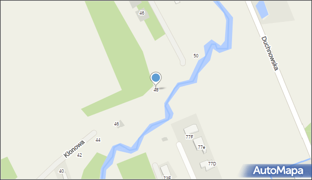 Stefanówka, Złota, 48, mapa Stefanówka