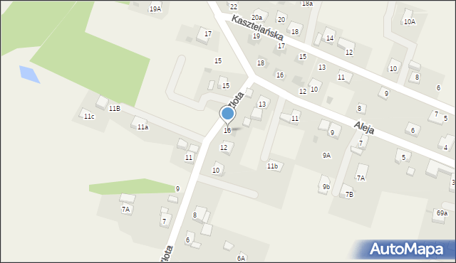 Świerklany, Złota, 16, mapa Świerklany