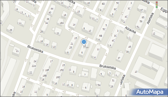 Warszawa, Złoczowska, 13C, mapa Warszawy