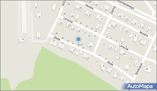 Wejherowo, Złota, 20, mapa Wejherowo