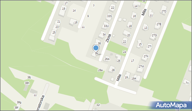 Wieliszew, Złota, 44, mapa Wieliszew