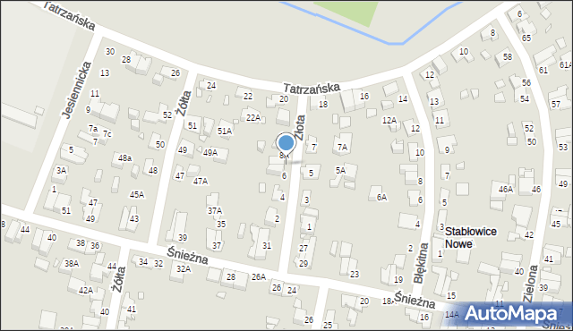 Wrocław, Złota, 6A, mapa Wrocławia