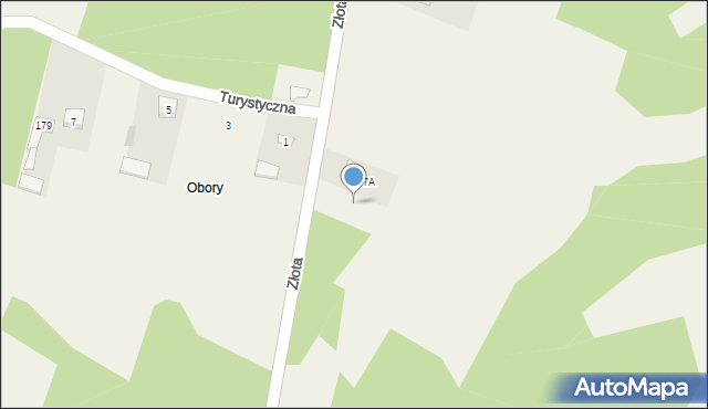 Zajączków, Złota, 27, mapa Zajączków