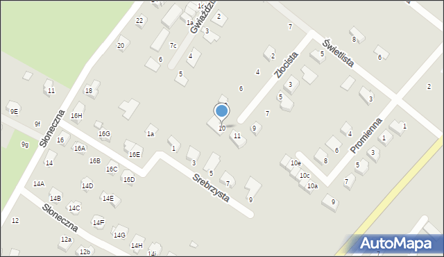 Zgorzelec, Złocista, 10, mapa Zgorzelec