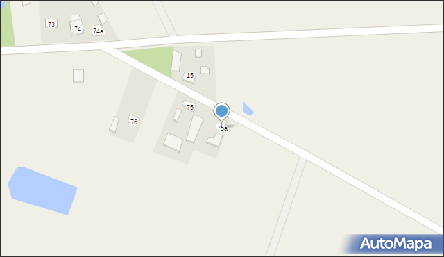 Złaków Borowy, Złaków Borowy, 75a, mapa Złaków Borowy