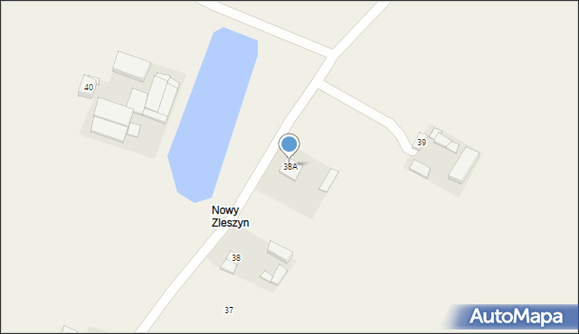 Zleszyn, Zleszyn, 38A, mapa Zleszyn