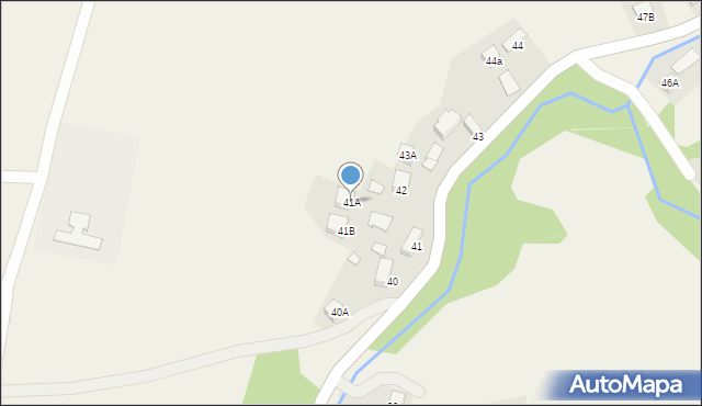 Złockie, Złockie, 41A, mapa Złockie