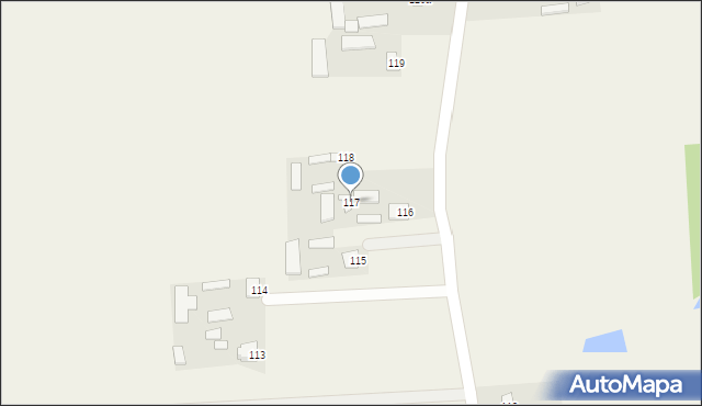 Złojec, Złojec, 117, mapa Złojec