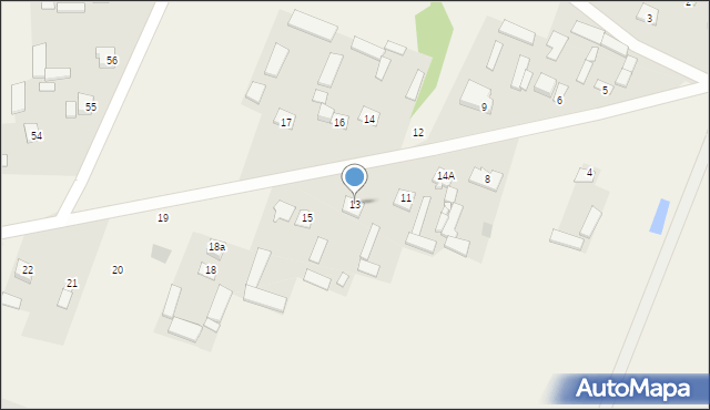 Złojec, Złojec, 13, mapa Złojec