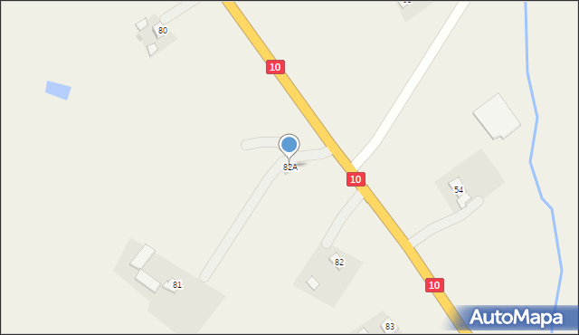 Złotopole, Złotopole, 82A, mapa Złotopole