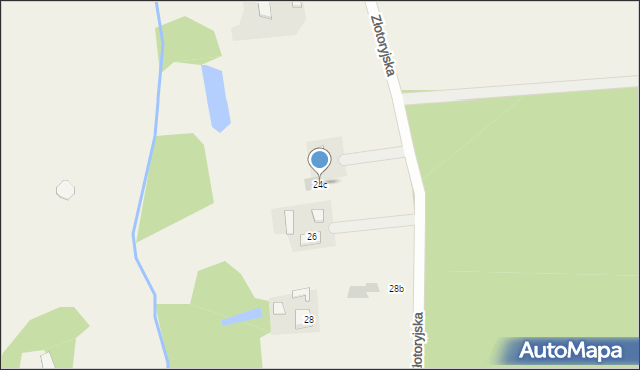 Złotoryjsko, Złotoryjska, 24c, mapa Złotoryjsko