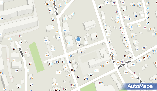 Kraków, Zmartwychwstania Pańskiego, 2A, mapa Krakowa