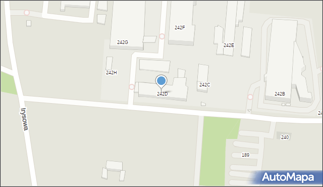 Wrocław, Żmigrodzka, 242D, mapa Wrocławia