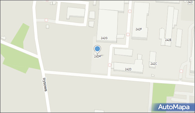 Wrocław, Żmigrodzka, 242H, mapa Wrocławia