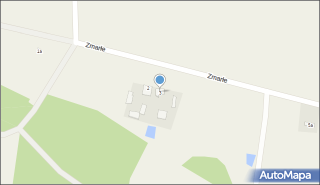 Zmarłe, Zmarłe, 3, mapa Zmarłe