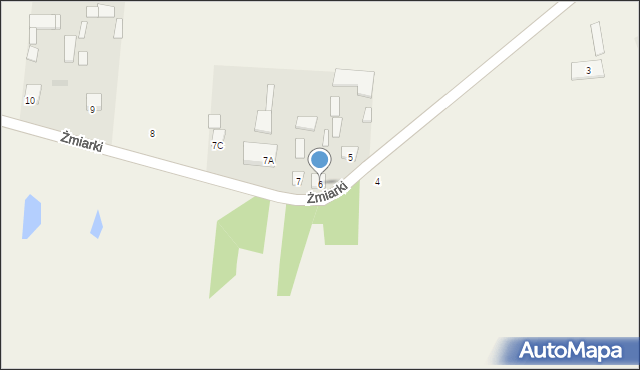 Żmiarki, Żmiarki, 6, mapa Żmiarki