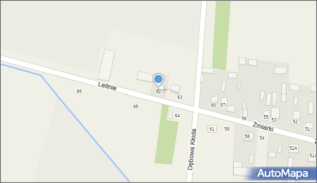 Żmiarki, Żmiarki, 62, mapa Żmiarki