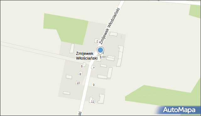 Żmijewek Włościański, Żmijewek Włościański, 5, mapa Żmijewek Włościański