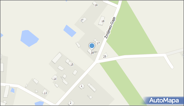 Żmijewo-Gaje, Żmijewo-Gaje, 16, mapa Żmijewo-Gaje