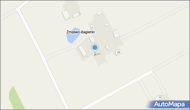 Żmijewo-Kuce, Żmijewo-Kuce, 15, mapa Żmijewo-Kuce