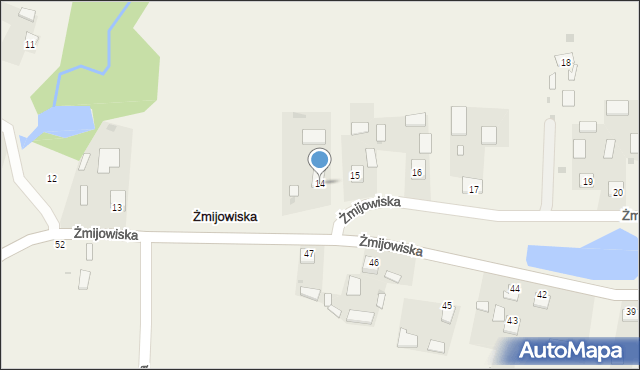 Żmijowiska, Żmijowiska, 14, mapa Żmijowiska