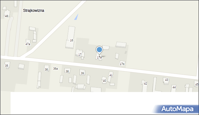 Zmyślanka, Zmyślanka, 17a, mapa Zmyślanka