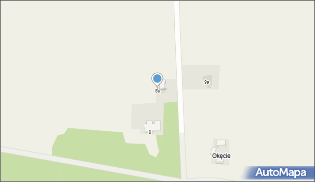 Zmyślona, Zmyślona, 8a, mapa Zmyślona