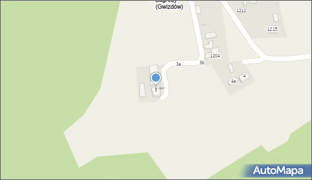 Zmysłówka, Zmysłówka, 3, mapa Zmysłówka