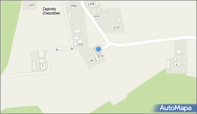 Zmysłówka, Zmysłówka, 4, mapa Zmysłówka