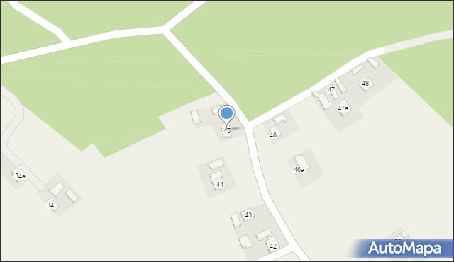 Zmysłówka, Zmysłówka, 45, mapa Zmysłówka