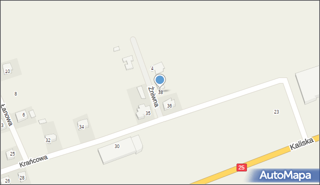 Czekanów, Żniwna, 2, mapa Czekanów