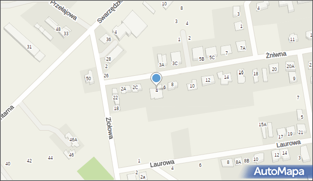 Jasin, Żniwna, 4, mapa Jasin