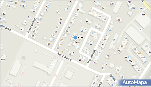 Poznań, Żniniewiczów Janiny i Jana, 15, mapa Poznania