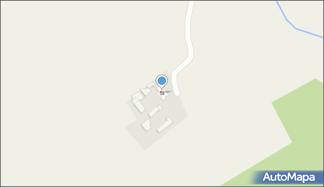 Radzewo, Żniwna, 58, mapa Radzewo