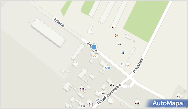 Siedlce, Żniwna, 14, mapa Siedlce