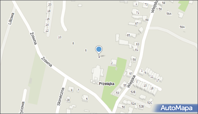 Siemianowice Śląskie, Żniwna, 4, mapa Siemianowice Śląskie