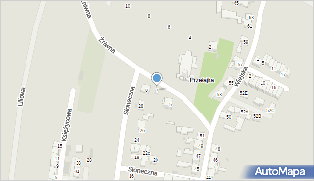 Siemianowice Śląskie, Żniwna, 7, mapa Siemianowice Śląskie