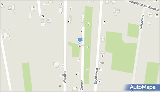 Sochaczew, Żniwna, 10, mapa Sochaczew