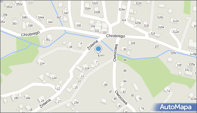 Wodzisław Śląski, Żniwna, 5, mapa Wodzisławia Śląskiego