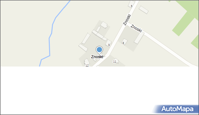 Znoski, Znoski, 10, mapa Znoski