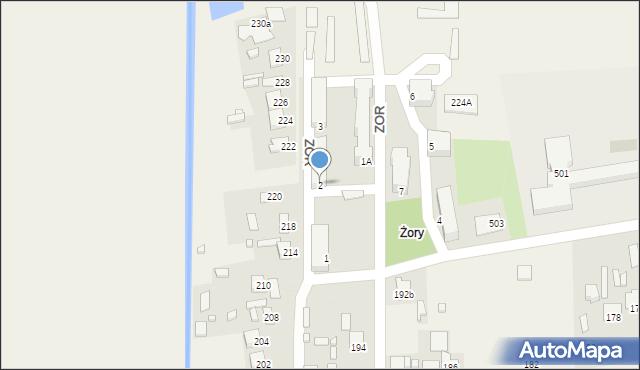 Bodaczów, ZOR, 2, mapa Bodaczów